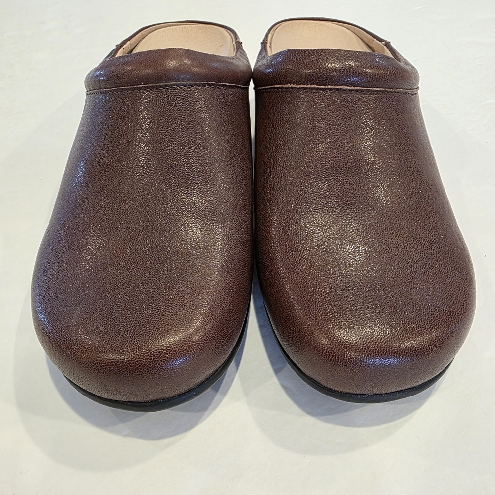 David Tate Brown Leather Mule Women's Size 7.5 W Like New - Picture 5 of 15